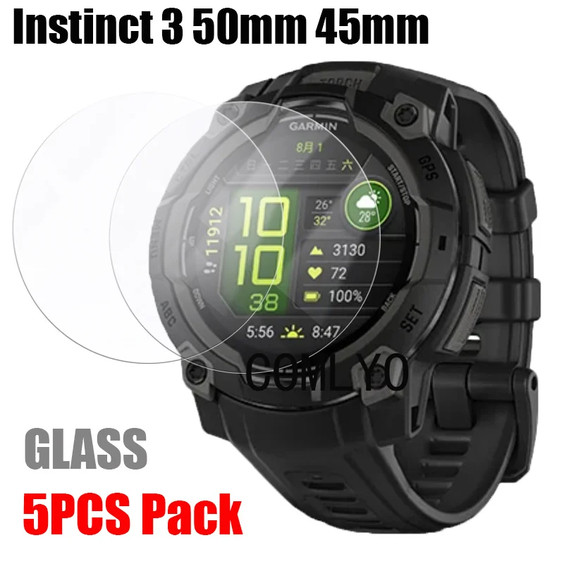 5 шт. для Garmin Instinct 3 50 мм 45 мм закаленное стекло Защитная пленка для экрана смарт-часов 9H 2.5D пленка
5 шт. для Garmin Instinct 3 50 мм 45 мм закаленное стекло Защитная пленка для экрана смарт-часов 9H 2.5D пленка
