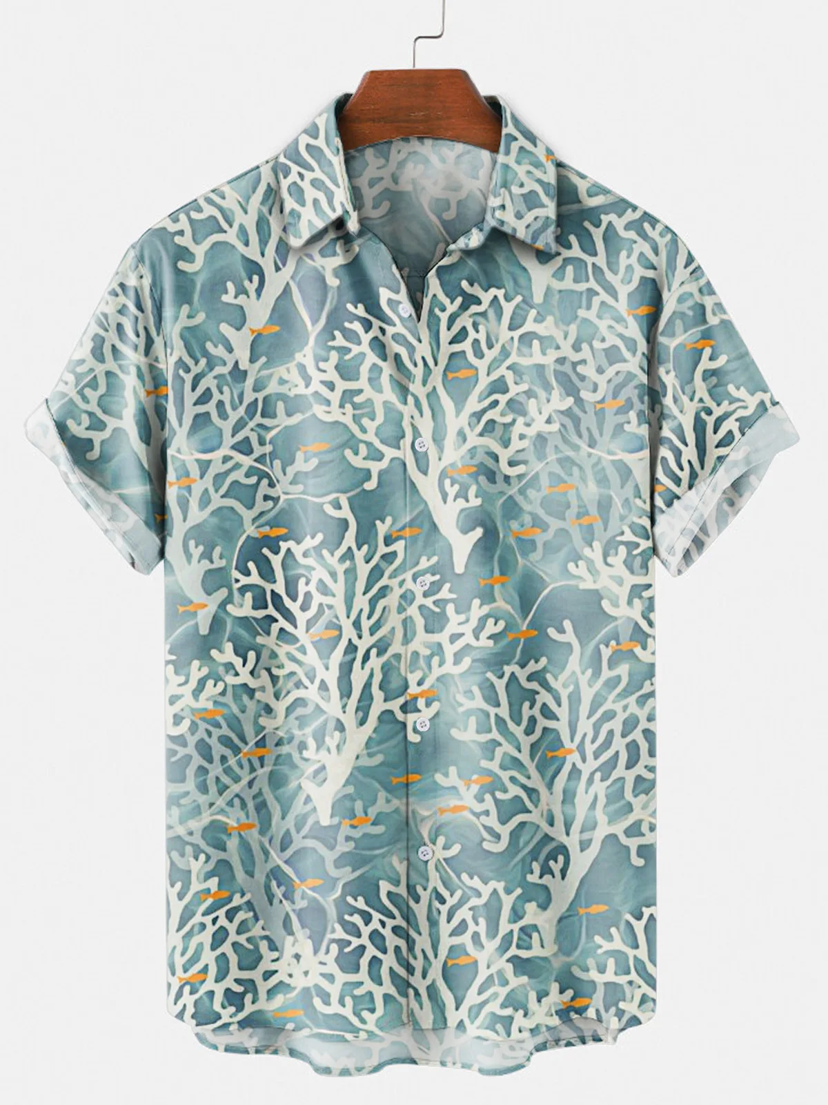 Seaweed Printed Short Sleeve Shirt Summer Breathable Top Men's Fashion Hawaii Beach Casual Plus Size Shirt
Seaweed Printed Short Sleeve Shirt Summer Breathable Top Men's Fashion Hawaii Beach Casual Plus Size Shirt