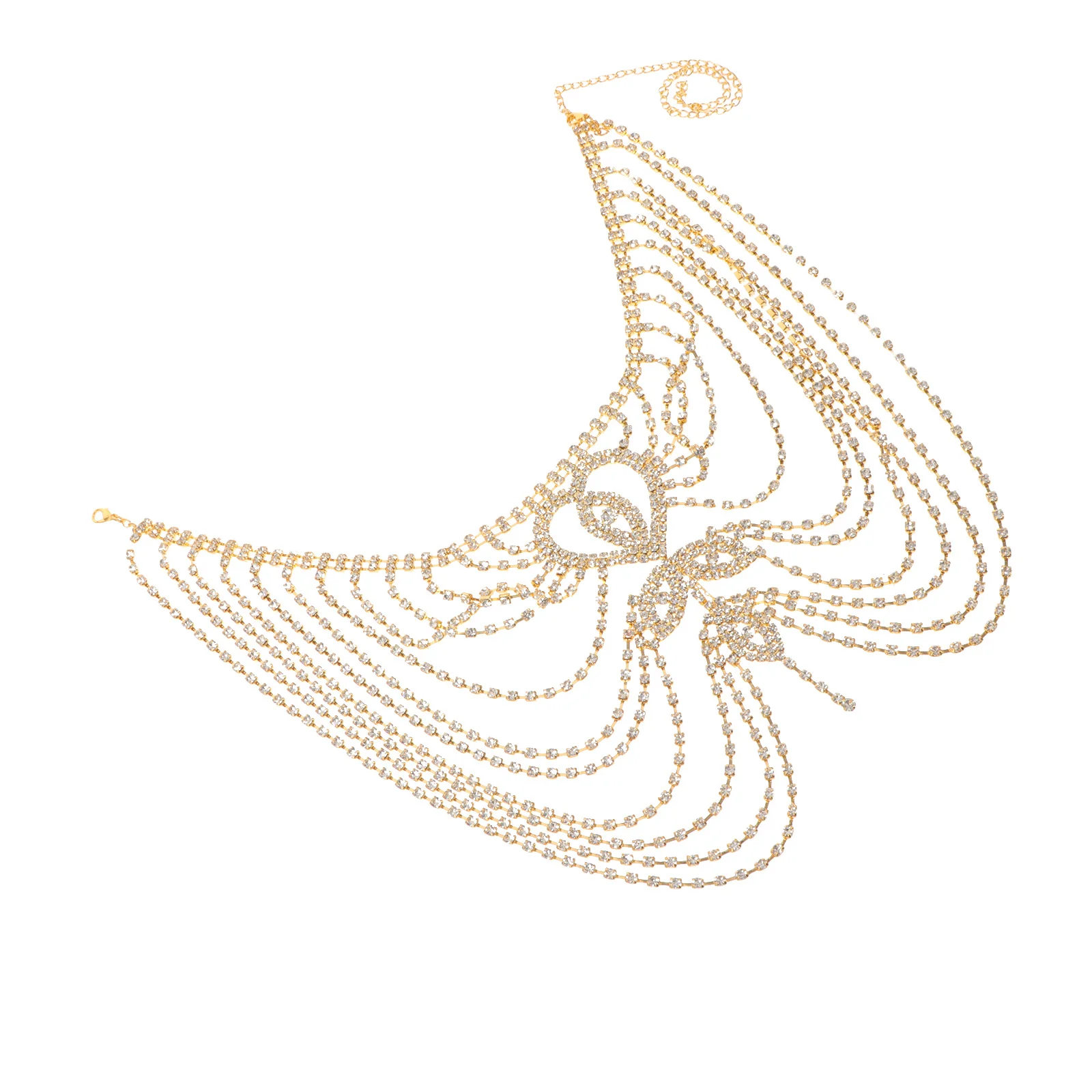 Rhinestone Hair Headdress Girls Women Wedding Accessories Alloy Multi layer Forehead Chain Elegant Headb Beautiful Headdress
Rhinestone Hair Headdress Girls Women Wedding Accessories Alloy Multi layer Forehead Chain Elegant Headb Beautiful Headdress