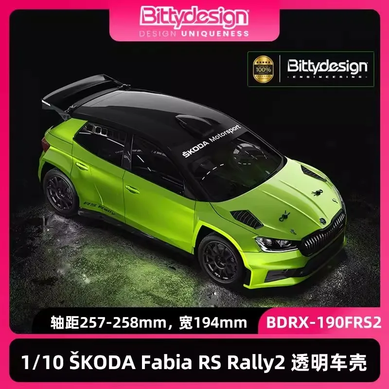 BittyDesign 1/10 SKODA Fabia RS Rally2 Clear RC Car Body Shell 257mm Wheelbase, 194mm Width Unpainted Rc Car Parts BDRX-190FRS2
BittyDesign 1/10 SKODA Fabia RS Rally2 Clear RC Car Body Shell 257mm Wheelbase, 194mm Width Unpainted Rc Car Parts BDRX-190FRS2