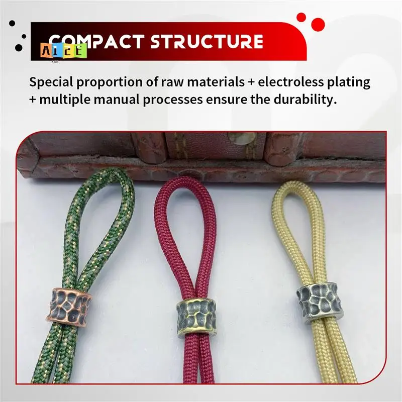 A12E-DIY Knife Bead Pendant Vintage Colorful Brass Paracord Bracelet Braided Accessories Lanyard Charm
A12E-DIY Knife Bead Pendant Vintage Colorful Brass Paracord Bracelet Braided Accessories Lanyard Charm