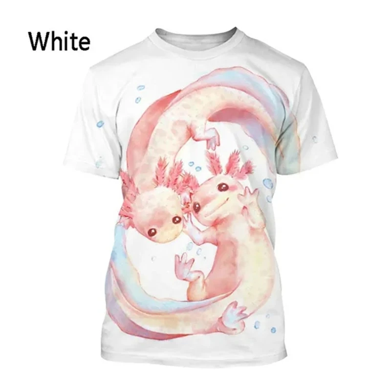 New Fashion Cartoon Anime Animal Axolotl 3D Printed T-shirt Men Ladies Summer Casual Short Sleeve 3D Graphic T Shirts Streetwear
New Fashion Cartoon Anime Animal Axolotl 3D Printed T-shirt Men Ladies Summer Casual Short Sleeve 3D Graphic T Shirts Streetwear