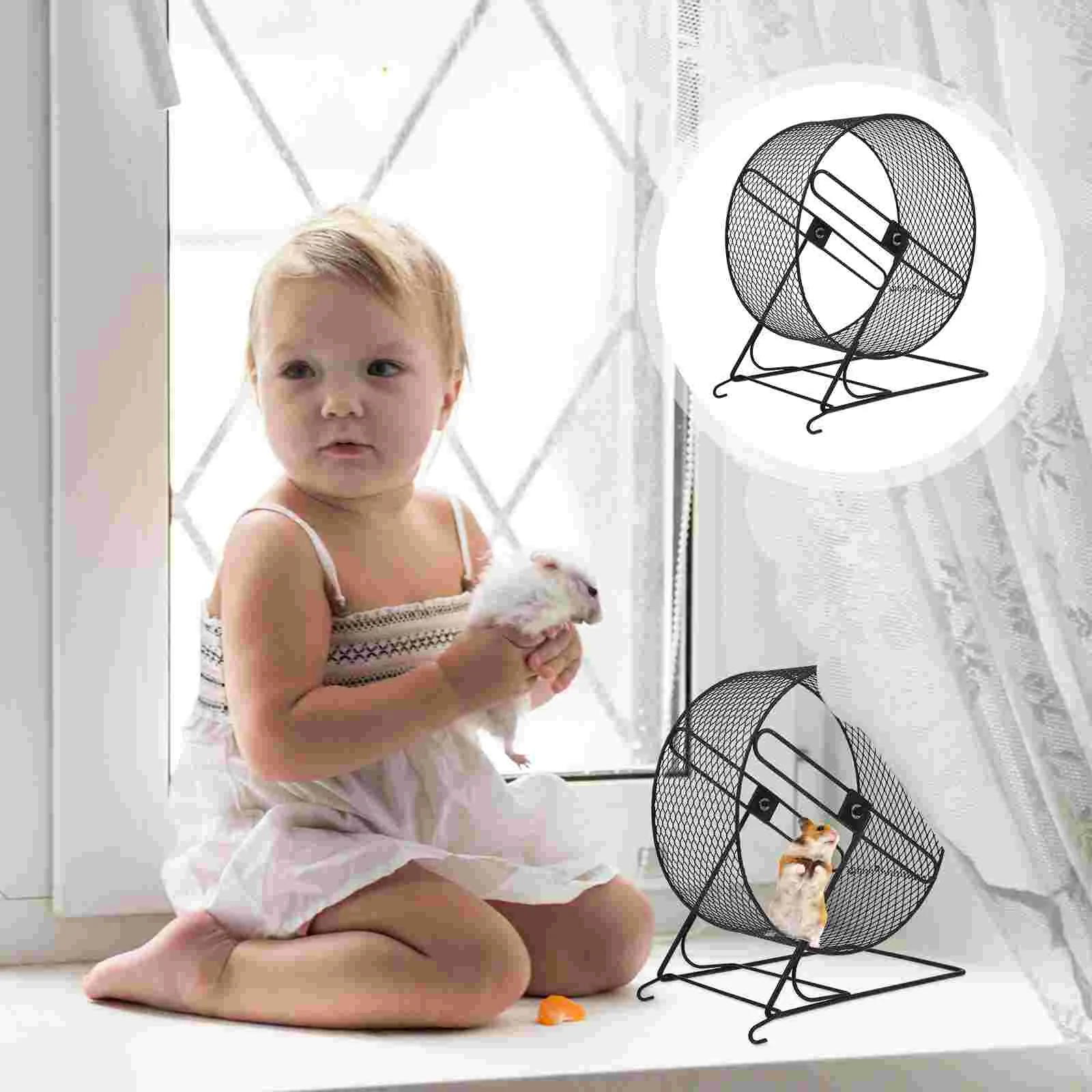 Squirrel Hamster Running Wheel Toddler Toys Guinea Pig Accessories Iron Interesting
Squirrel Hamster Running Wheel Toddler Toys Guinea Pig Accessories Iron Interesting