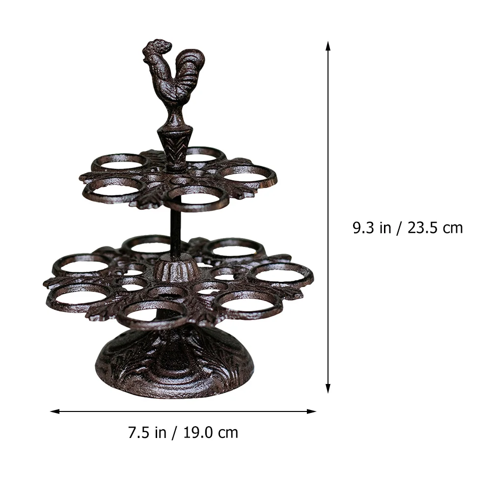 Чугунная подставка для яиц в стиле ретро, винтажный стиль, кухонный органайзер для хранения яиц, креативный держатель для моделирования курицы, кухонные принадлежности
Чугунная подставка для яиц в стиле ретро, винтажный стиль, кухонный органайзер для хранения яиц, креативный держатель для моделирования курицы, кухонные принадлежности