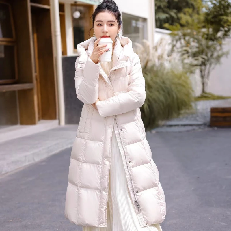 Long Puffer Coats Hooded Coats Down Casual Thick Loose Parkas Padded Warm Fashion Down Jacket Windproof Korean Women Jacket
Long Puffer Coats Hooded Coats Down Casual Thick Loose Parkas Padded Warm Fashion Down Jacket Windproof Korean Women Jacket