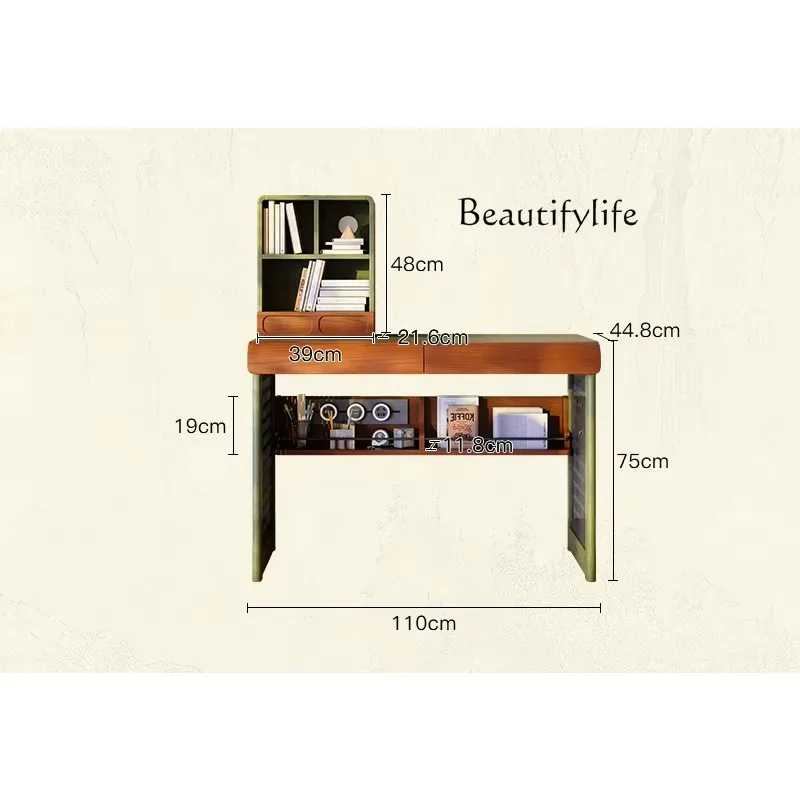 X35 French Advanced Inductor Computer Table Household Computer Table Solid Wood Rack Integrated
X35 French Advanced Inductor Computer Table Household Computer Table Solid Wood Rack Integrated