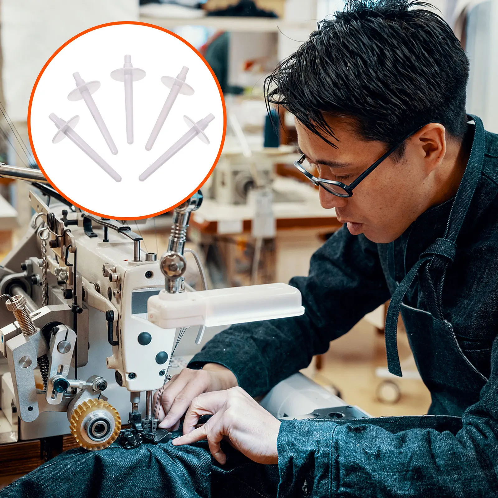 5 шт. держателей для швейных ниток, премиум-класса, из прочного пластика, для шитья и квилтинга, надежные и долговечные.
5 шт. держателей для швейных ниток, премиум-класса, из прочного пластика, для шитья и квилтинга, надежные и долговечные.