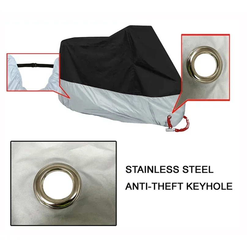 Motorcycle cover M L XL XXL XXXL XXXXL universal Outdoor Uv Protector Bike Rain Dustproof Scooter Covers waterproof 15colors
Motorcycle cover M L XL XXL XXXL XXXXL universal Outdoor Uv Protector Bike Rain Dustproof Scooter Covers waterproof 15colors