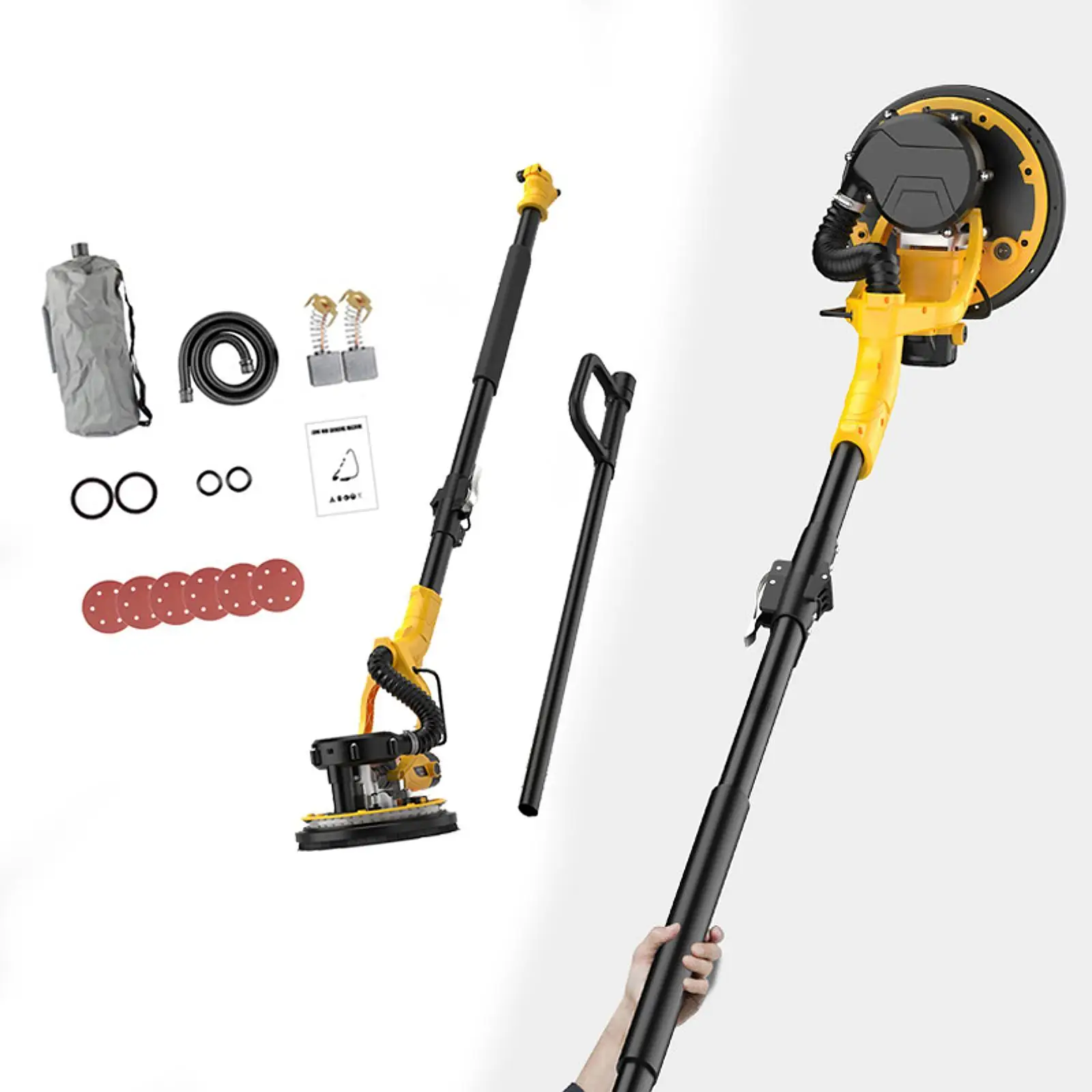 Wall Sander for Drywall Ceiling Removal Tool for Cement Walls Paint Coatings
Wall Sander for Drywall Ceiling Removal Tool for Cement Walls Paint Coatings