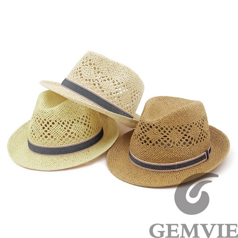 GEMVIE 100% Paper Breathable Sun Straw Jazz Hat for Men Hollow Short Brim Fedora Oudoor Summer Beach Tribly Hats
GEMVIE 100% Paper Breathable Sun Straw Jazz Hat for Men Hollow Short Brim Fedora Oudoor Summer Beach Tribly Hats