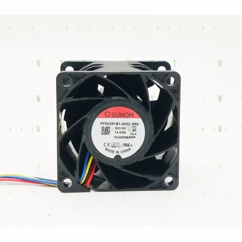 H 1 pcs FOR SUNON PF60381B1-000C-S99 6038 12V 14.4W power cooling fan 6CM
H 1 pcs FOR SUNON PF60381B1-000C-S99 6038 12V 14.4W power cooling fan 6CM