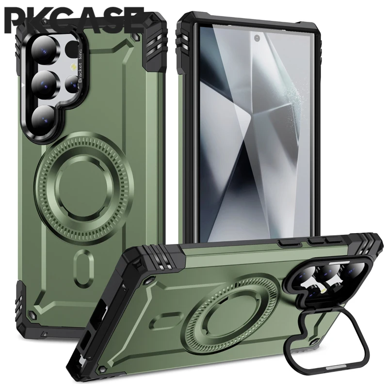 PKCASE Shockproof Bracket Case For Samsung S25 Ultra S24 FE S23 Plus A16 A06 A35 A15 A54 A34 A14 A04 A23 A13 A52 A32 Armor Cover
PKCASE Shockproof Bracket Case For Samsung S25 Ultra S24 FE S23 Plus A16 A06 A35 A15 A54 A34 A14 A04 A23 A13 A52 A32 Armor Cover