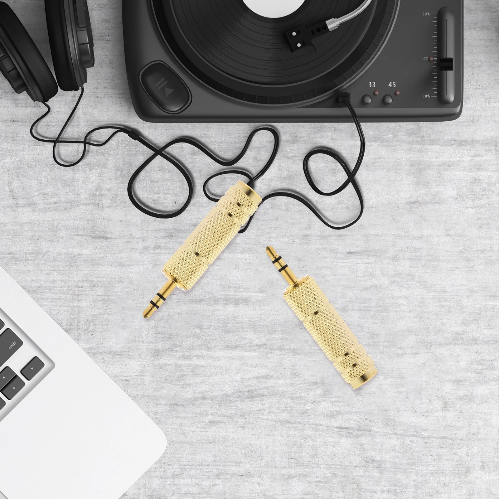 6Pcs 6.35mm Male to 3.5mm Female Audio Adapter Headphone Jack Converter Durable Microphone Connector Stereo Interface Easy Plug
6Pcs 6.35mm Male to 3.5mm Female Audio Adapter Headphone Jack Converter Durable Microphone Connector Stereo Interface Easy Plug