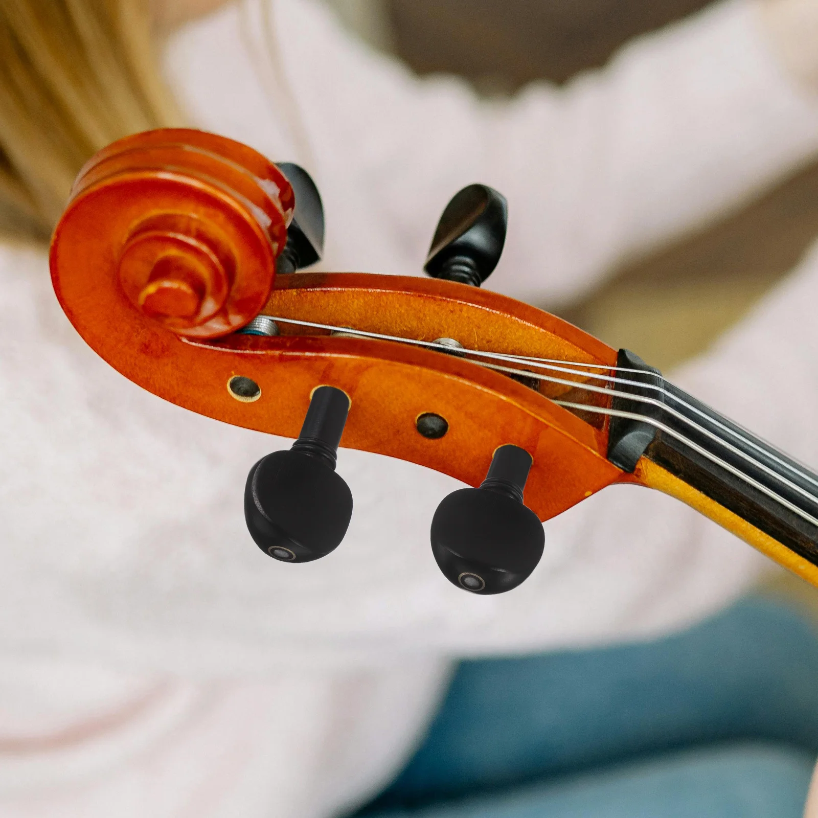 4Pcs Ebony Violin String Tuning Pegs Stable Fine Tuners Replacement Parts Wood Violin Accessories Wooden Pegs Tuning Accessories
4Pcs Ebony Violin String Tuning Pegs Stable Fine Tuners Replacement Parts Wood Violin Accessories Wooden Pegs Tuning Accessories