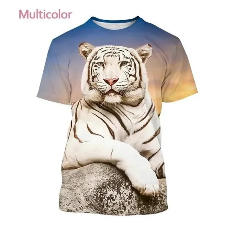 Holy White Tigers Graphic T Shirt for Men Cool 3D North Chinese Tiger Animal Print T-shirt Womens Clothing Cute Kids Tee Shirts
Holy White Tigers Graphic T Shirt for Men Cool 3D North Chinese Tiger Animal Print T-shirt Womens Clothing Cute Kids Tee Shirts