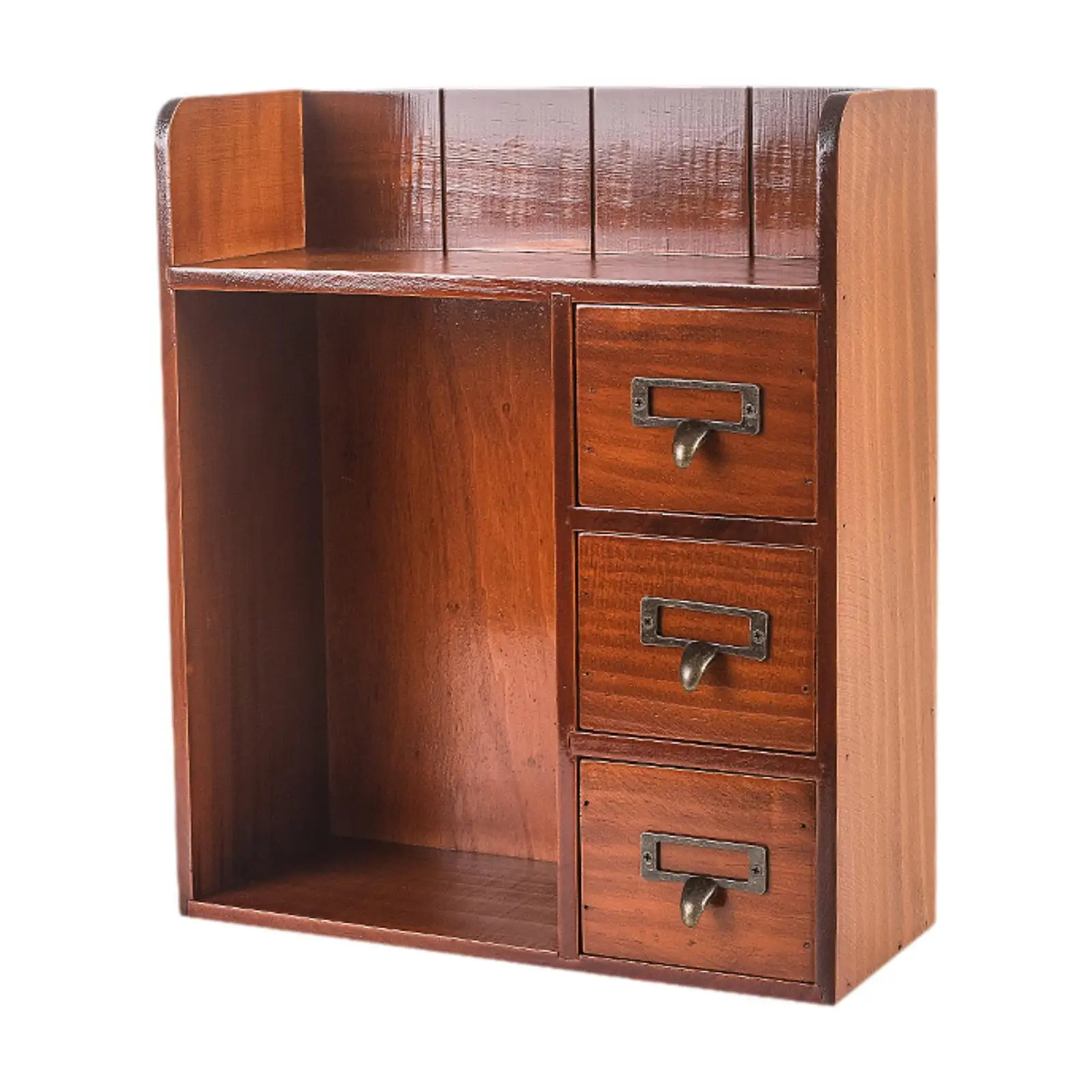 Wood Storage Box Vintage Style Multifunctional Container Desktop Storage for Collectibles Stationery Bedroom Cosmetics Office
Wood Storage Box Vintage Style Multifunctional Container Desktop Storage for Collectibles Stationery Bedroom Cosmetics Office