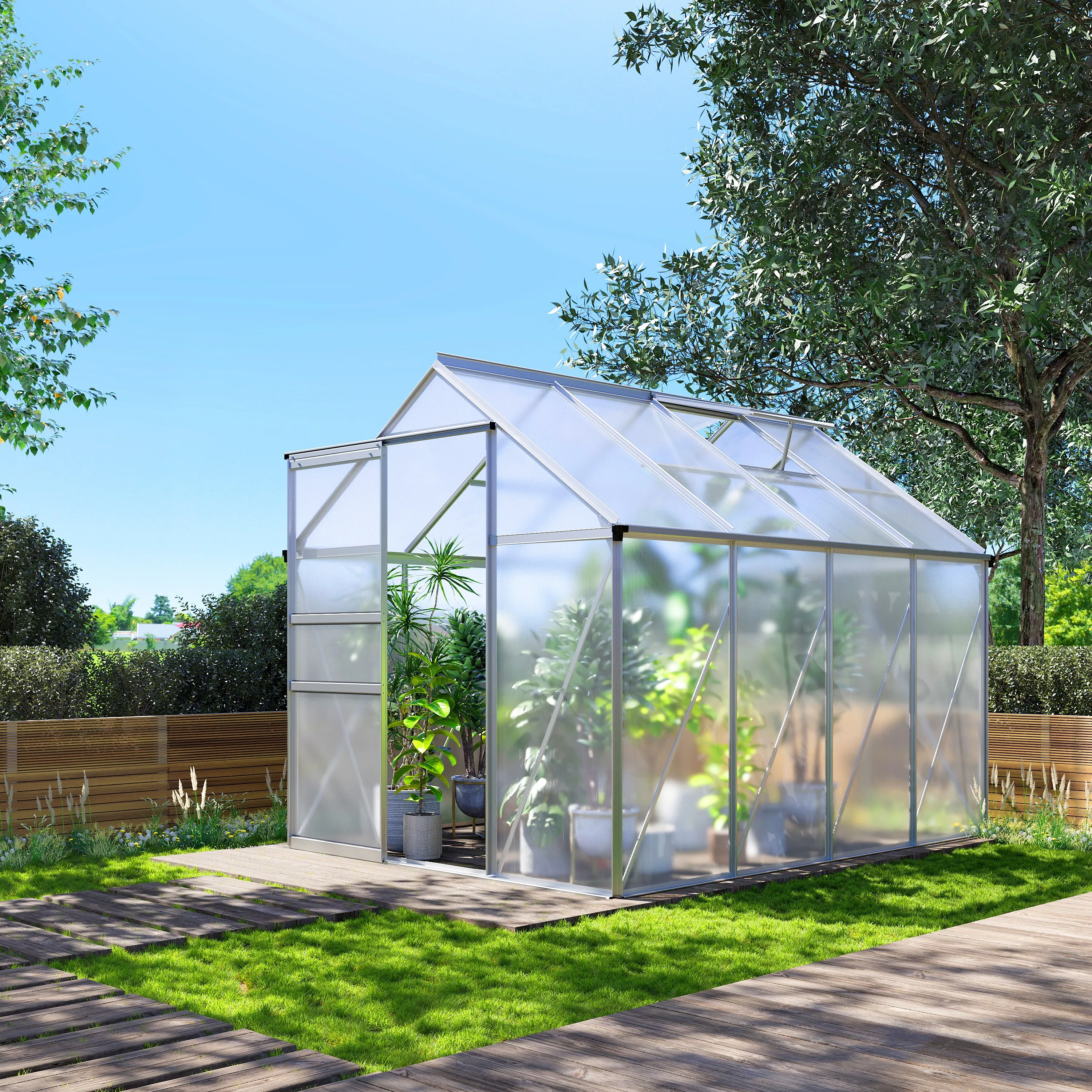 2025Aluminum Garden Agricultural Greenhouse Structure Residential Greenhouse Polycarbonate Greenhouse Kit
2025Aluminum Garden Agricultural Greenhouse Structure Residential Greenhouse Polycarbonate Greenhouse Kit