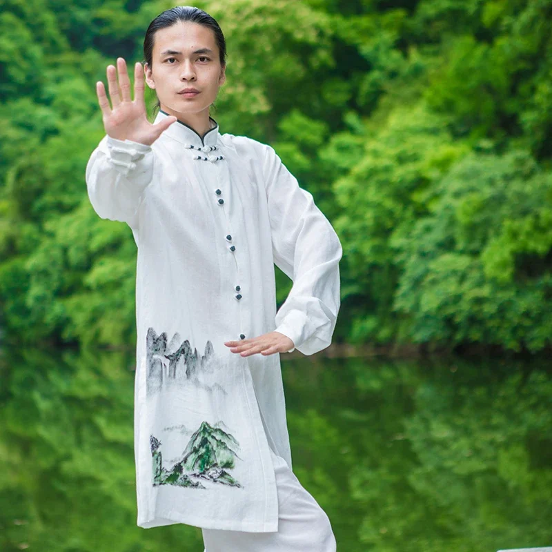 Tai Chi Clothing Linen Breathable Practice Clothes Women Martial Arts Clothes Performance Clothes Hand Painted 2022 New Style
Tai Chi Clothing Linen Breathable Practice Clothes Women Martial Arts Clothes Performance Clothes Hand Painted 2022 New Style