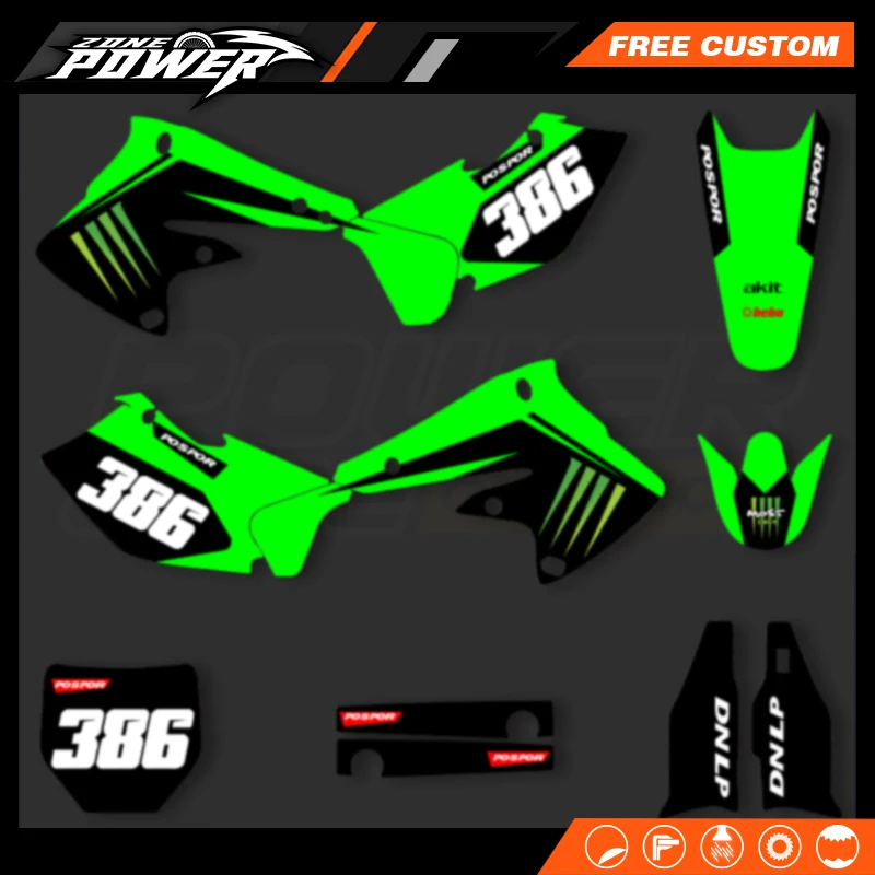 Powerzone For Kawasaki 250 KXF 2004 2005 Backgrounds Stickers Graphics Decals kit For Kawasaki KX250F KXF 250
Powerzone For Kawasaki 250 KXF 2004 2005 Backgrounds Stickers Graphics Decals kit For Kawasaki KX250F KXF 250