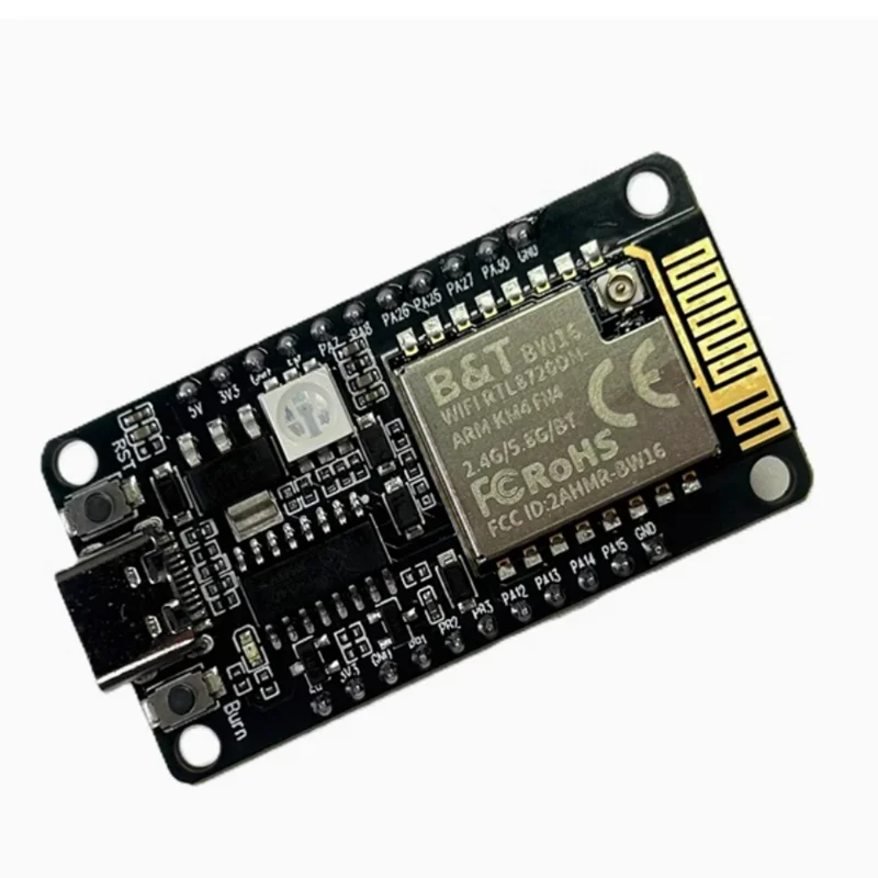 КОМПЛЕКТ BW16 с IPEX 4 МБ флэш-памяти ESP RTL8720DN NodeMCU Последовательный порт для беспроводного Wi-Fi модуля Wi-Fi Модуль Bluetooth BW12
КОМПЛЕКТ BW16 с IPEX 4 МБ флэш-памяти ESP RTL8720DN NodeMCU Последовательный порт для беспроводного Wi-Fi модуля Wi-Fi Модуль Bluetooth BW12