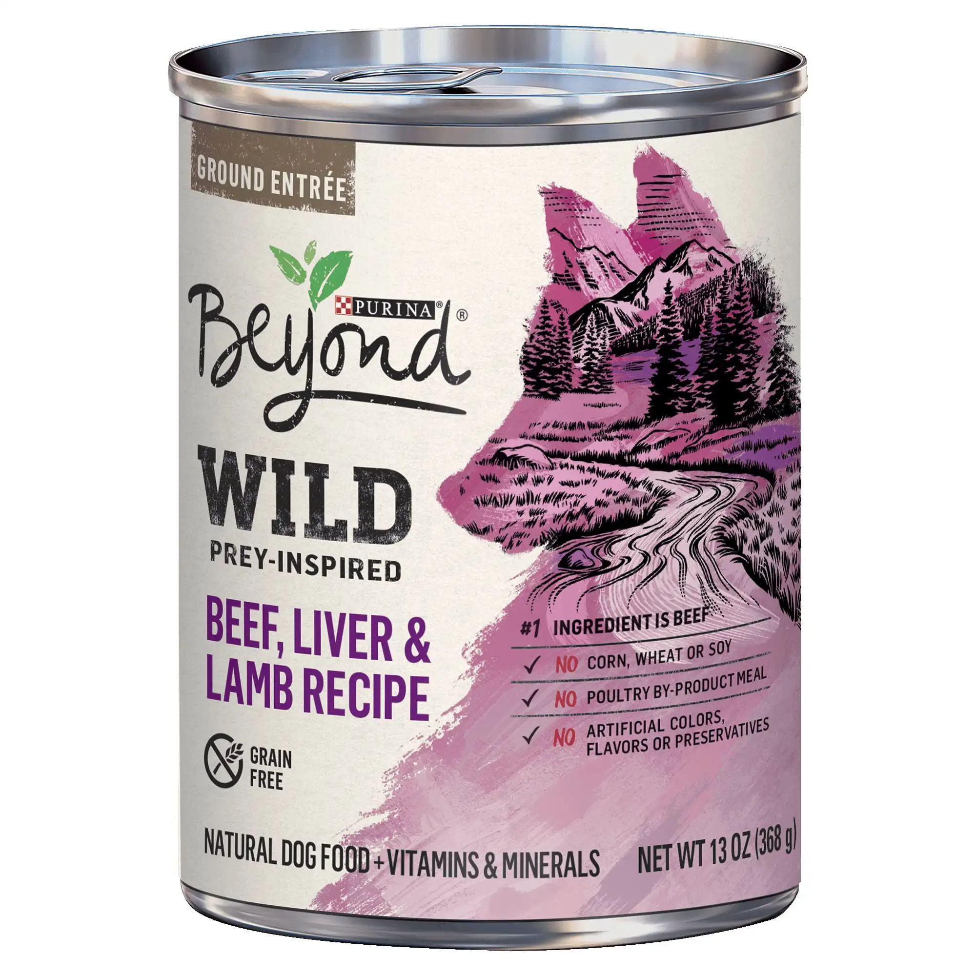 Мокрая корм для собак Purina Wild Prey, мягкая говядина, печень и баранина, банка 13 унций (упаковка из 12 шт.)
Мокрая корм для собак Purina Wild Prey, мягкая говядина, печень и баранина, банка 13 унций (упаковка из 12 шт.)
