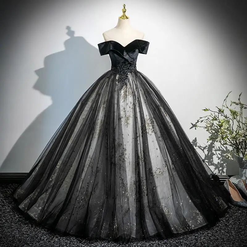 Черное вечернее платье Классические 15 платьев Quinceanera 2025 Новое платье для выпускного вечера с открытыми плечами Платья для 15-летней Quinceanera по индивидуальному заказу
Черное вечернее платье Классические 15 платьев Quinceanera 2025 Новое платье для выпускного вечера с открытыми плечами Платья для 15-летней Quinceanera по индивидуальному заказу
