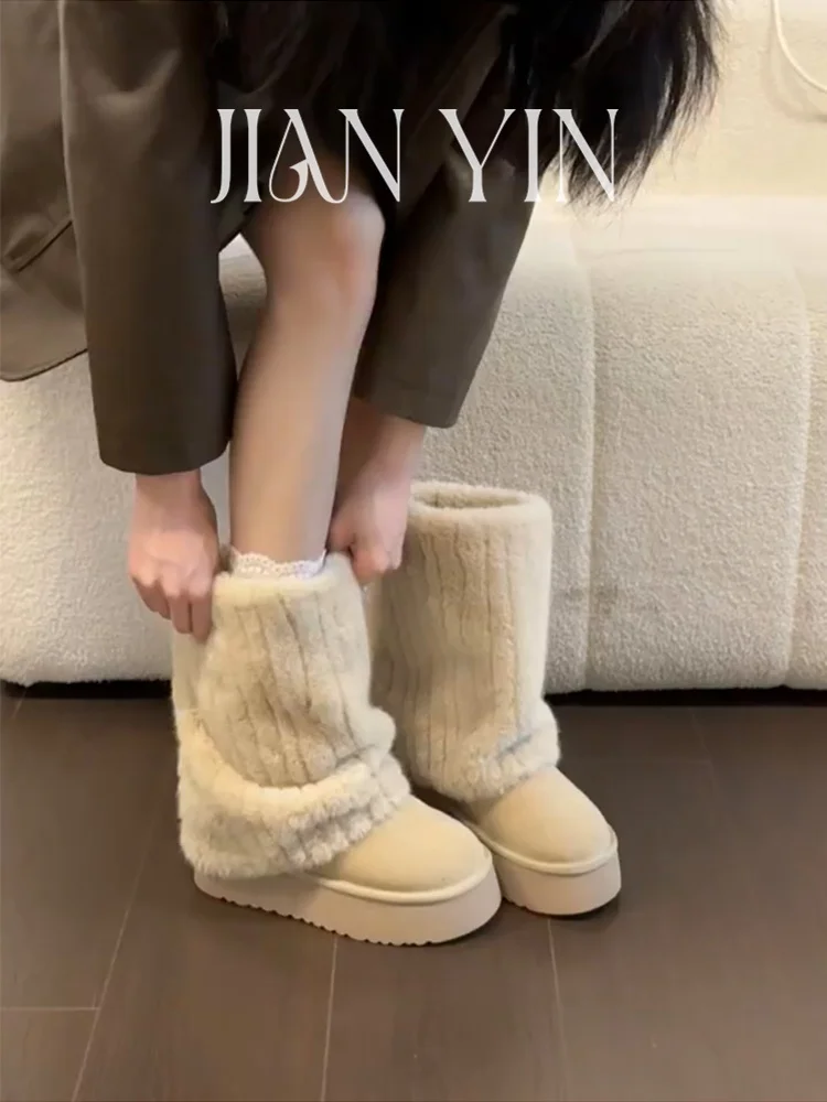 Женские меховые зимние сапоги Thi Bot до середины икры, зимние новые модные теплые хлопковые сапоги Northeast Cotton oes
Женские меховые зимние сапоги Thi Bot до середины икры, зимние новые модные теплые хлопковые сапоги Northeast Cotton oes