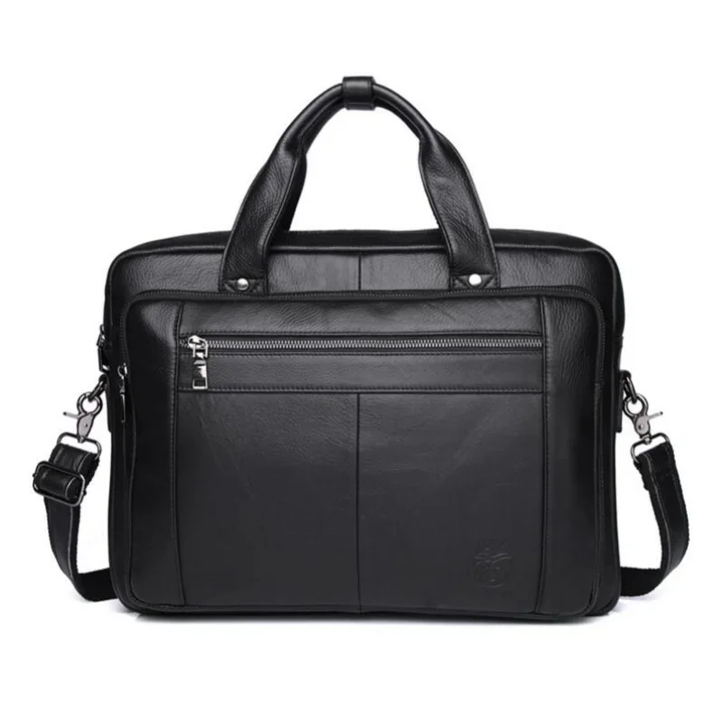 New Genuine Leather Bussiness Briefcases Black for Men luxury handbags Laptop Briefcase Bags 16 inch Office Computer bag
New Genuine Leather Bussiness Briefcases Black for Men luxury handbags Laptop Briefcase Bags 16 inch Office Computer bag