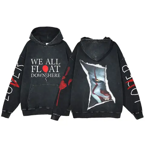 Terrifier 2 Hoodie Horror Movie Halloween Pullover Print Hoodie Kids Men Hooded Sweatshirt Autumn Long Sleeve Tops Hip Hop Y2k