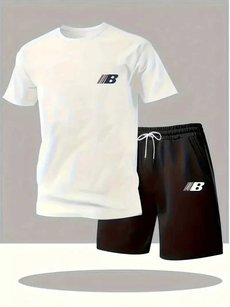 Men's Summer Breathable Sportswear Short Sleeve Shorts Set Lightweight Comfortable Sport Style
Men's Summer Breathable Sportswear Short Sleeve Shorts Set Lightweight Comfortable Sport Style