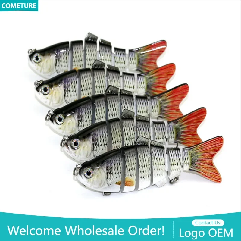 5Pcs Fishing Lure 10CM 18g Multi Jointed Swimbait Hard Artificial Bait Crankbaits Wobbler Sinking Lifelike Swimbait for Bass
5Pcs Fishing Lure 10CM 18g Multi Jointed Swimbait Hard Artificial Bait Crankbaits Wobbler Sinking Lifelike Swimbait for Bass