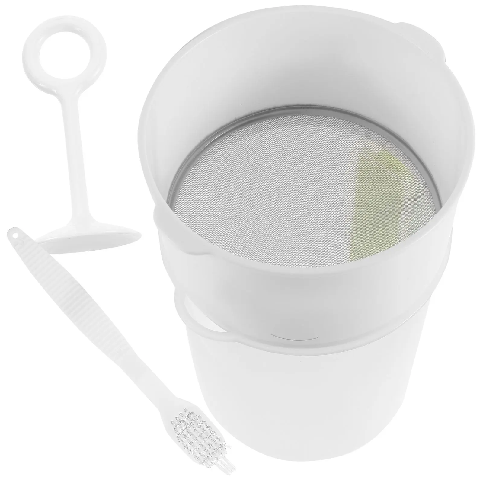 Soy Milk Filter Cup Set 1.5L 80 Mesh Strainer Fine Filtering Juice Tea Coffee Food Reusable Kitchen Plastic Sifter
Soy Milk Filter Cup Set 1.5L 80 Mesh Strainer Fine Filtering Juice Tea Coffee Food Reusable Kitchen Plastic Sifter