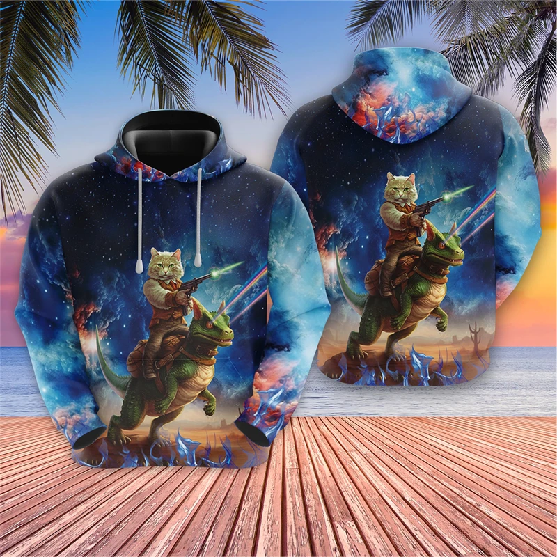 Galaxy Laser Cat Graphic Sweatshirts Harajuku Fashion Pet Hoodies For Men Clothes Hip Hop Male Pullovers Animal Cats Tracksuit
Galaxy Laser Cat Graphic Sweatshirts Harajuku Fashion Pet Hoodies For Men Clothes Hip Hop Male Pullovers Animal Cats Tracksuit