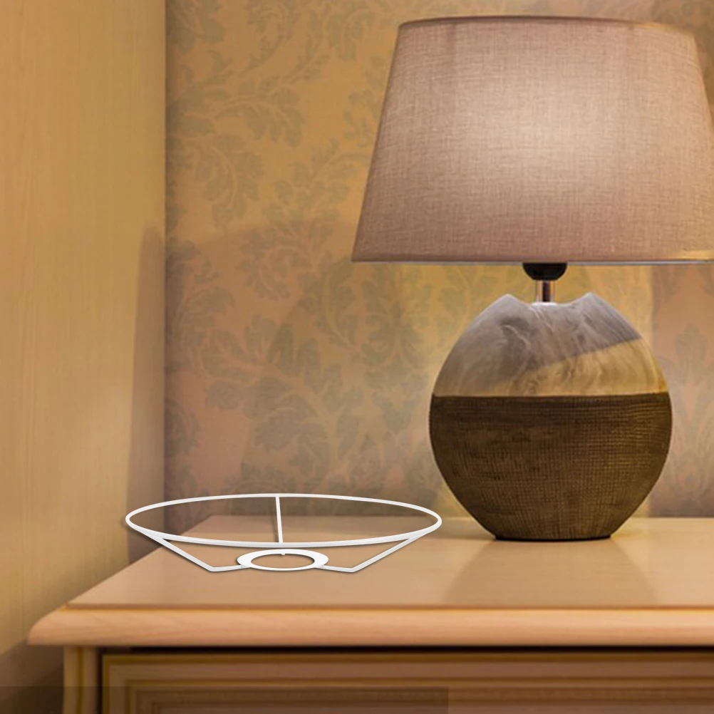 Round Lampshade Frame Metal Wire Diy Lamp Shade Ring E27 Socket Strong Iron Base Compact Sturdy Structure For Home
Round Lampshade Frame Metal Wire Diy Lamp Shade Ring E27 Socket Strong Iron Base Compact Sturdy Structure For Home