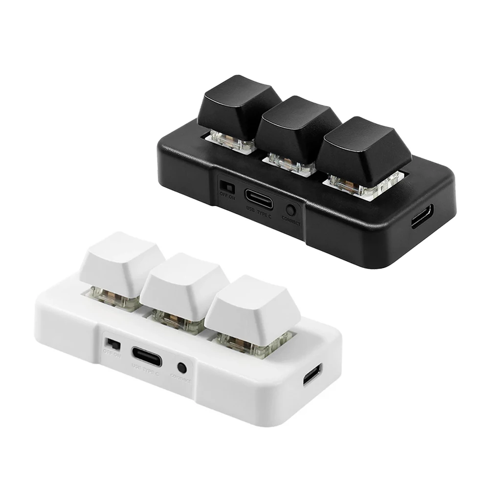 3-key Wired Mini Keyboard Blue Switch Mechanical Keyboard for Office Game Computer IOS Android Phone Programable Keypad
3-key Wired Mini Keyboard Blue Switch Mechanical Keyboard for Office Game Computer IOS Android Phone Programable Keypad