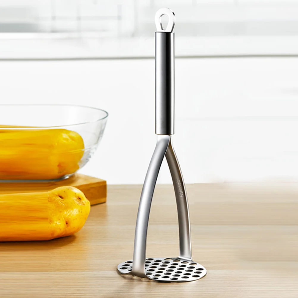 Metal Potato Masher Stainless Steel Handle Kitchen Tool for Pumpkin Carrot Vegetable Fruit Puree Kitchen Supplies
Metal Potato Masher Stainless Steel Handle Kitchen Tool for Pumpkin Carrot Vegetable Fruit Puree Kitchen Supplies