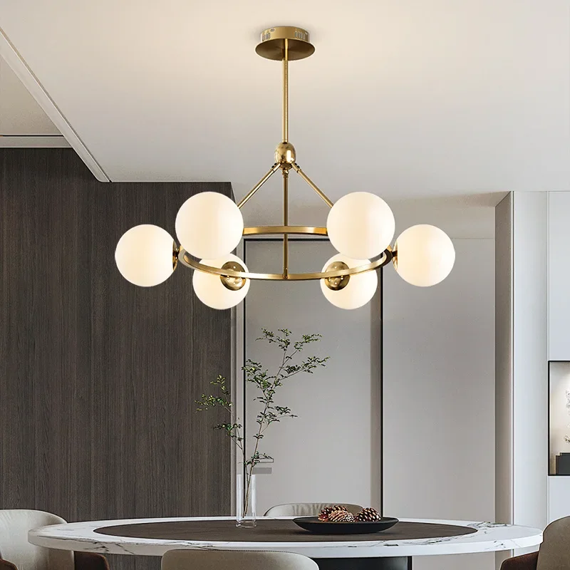 SANDYHA Modern Nordic Pendant Light Iron Glass Chandelier Living Room Restaurant Stylish Lighting Fixture Elegant Home Decor
SANDYHA Modern Nordic Pendant Light Iron Glass Chandelier Living Room Restaurant Stylish Lighting Fixture Elegant Home Decor