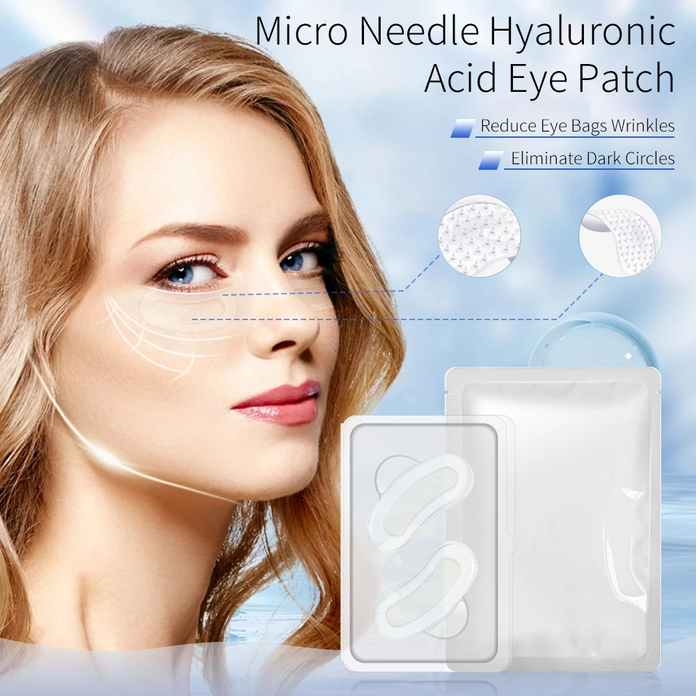 Microneedle Eye Patches Hyaluronic Acid Microneedle Eye Patches Mask for Dark Circles Moisturizing Under Eye Gel Pads Skin Care
Microneedle Eye Patches Hyaluronic Acid Microneedle Eye Patches Mask for Dark Circles Moisturizing Under Eye Gel Pads Skin Care