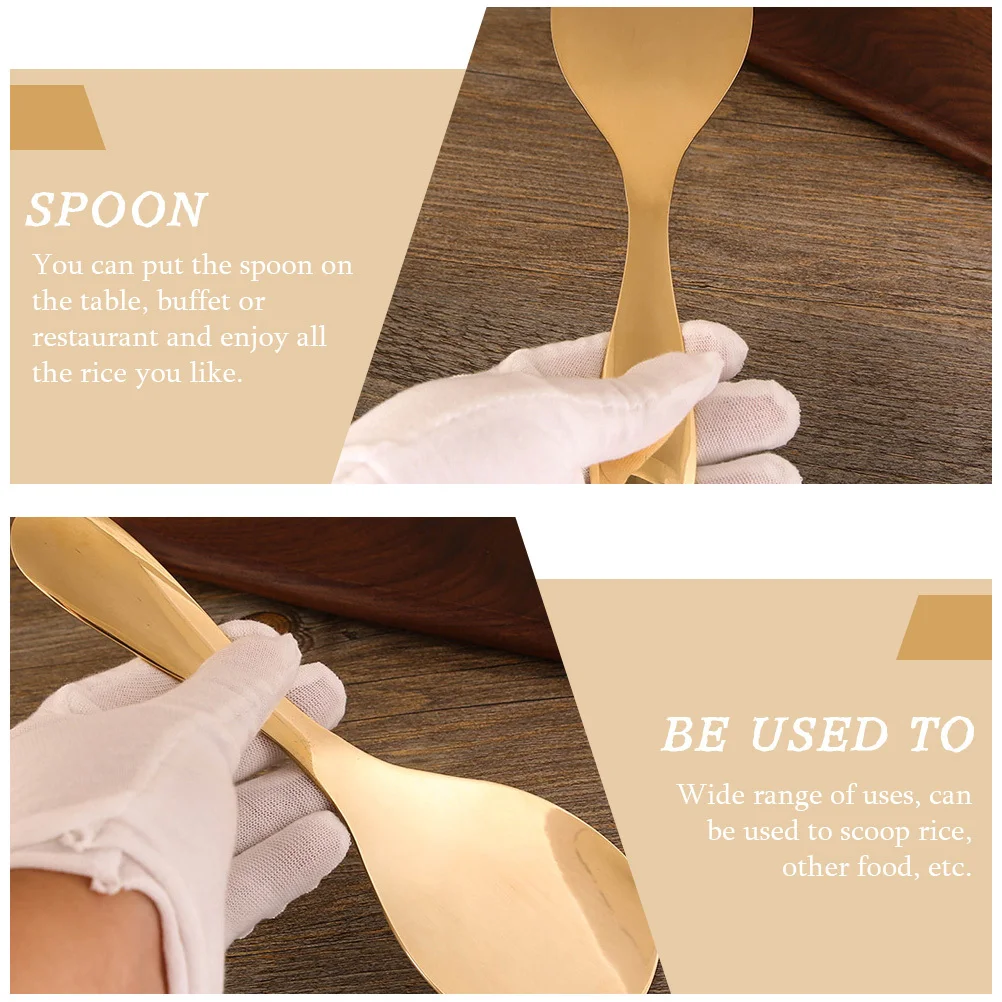 Large Brass Rice Paddle Non Stick Rice Scoop Practical Kitchen Spoon Heat Resistant Reusable Household Scoop
Large Brass Rice Paddle Non Stick Rice Scoop Practical Kitchen Spoon Heat Resistant Reusable Household Scoop