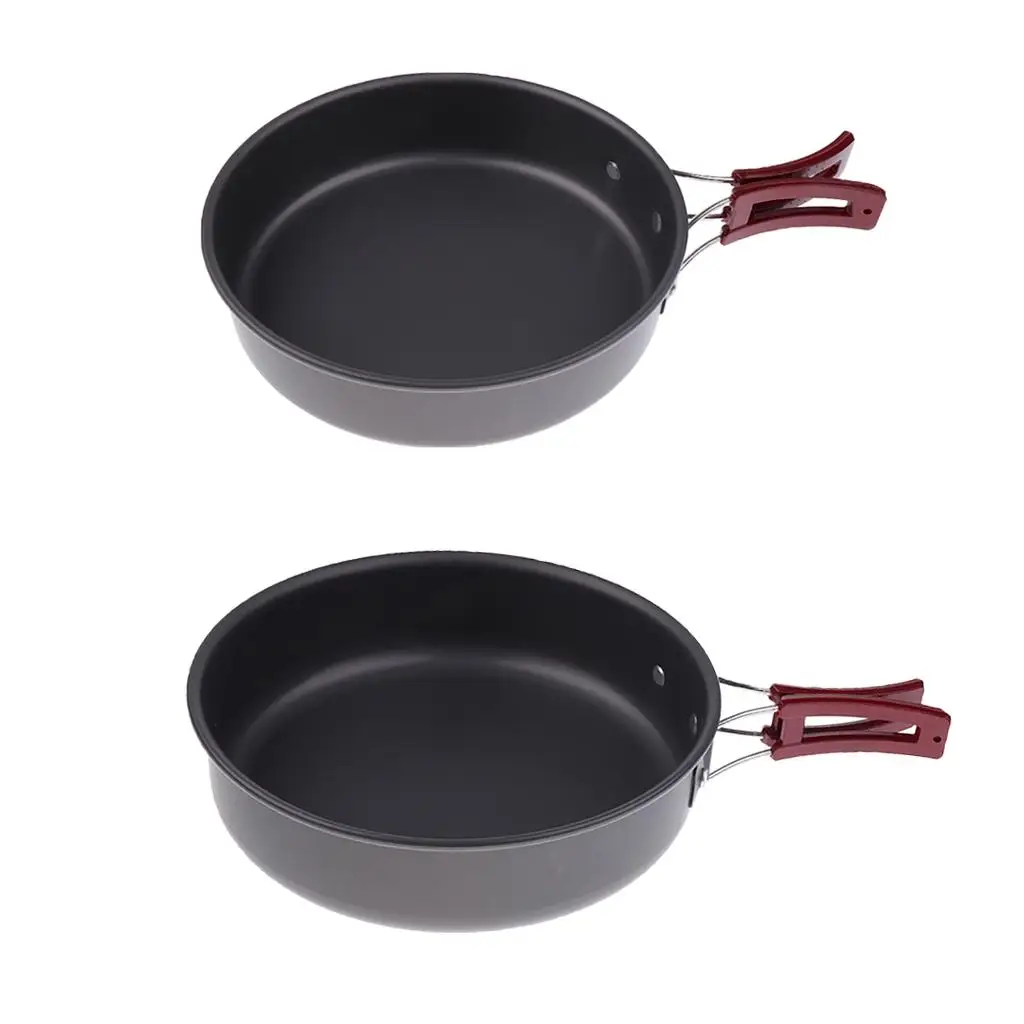 Lightweight Camping, Hiking Cookware Pots and Pans - Portable and Non-Stick
Lightweight Camping, Hiking Cookware Pots and Pans - Portable and Non-Stick