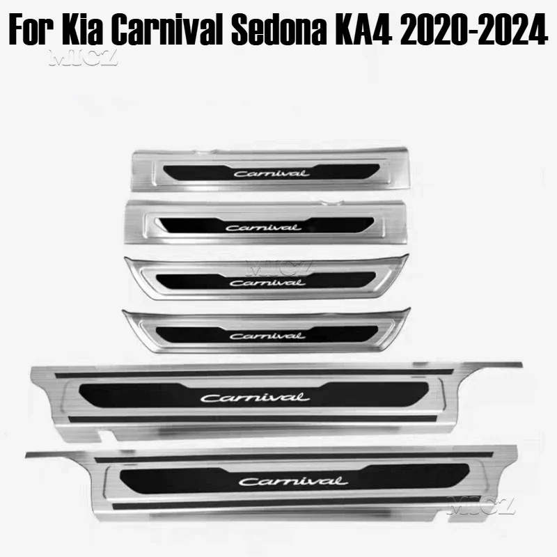 Car AccessoriesDoor Sill Scuff Plates Door Sill Protection Slide Rail Stickers For Kia nival Sedona KA4 2020-2024
Car AccessoriesDoor Sill Scuff Plates Door Sill Protection Slide Rail Stickers For Kia nival Sedona KA4 2020-2024