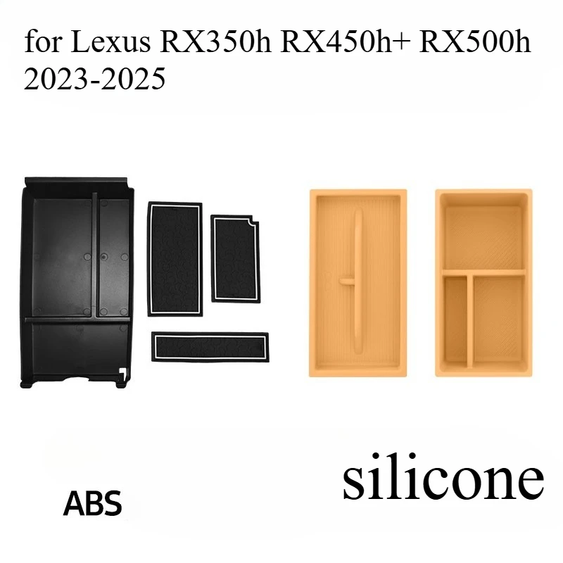 Silicone Center Console Organizer Tray for Lexus RX350h RX450h+ RX500h 2023-2025– Anti-Slip Armrest Storage Box Insert
Silicone Center Console Organizer Tray for Lexus RX350h RX450h+ RX500h 2023-2025– Anti-Slip Armrest Storage Box Insert