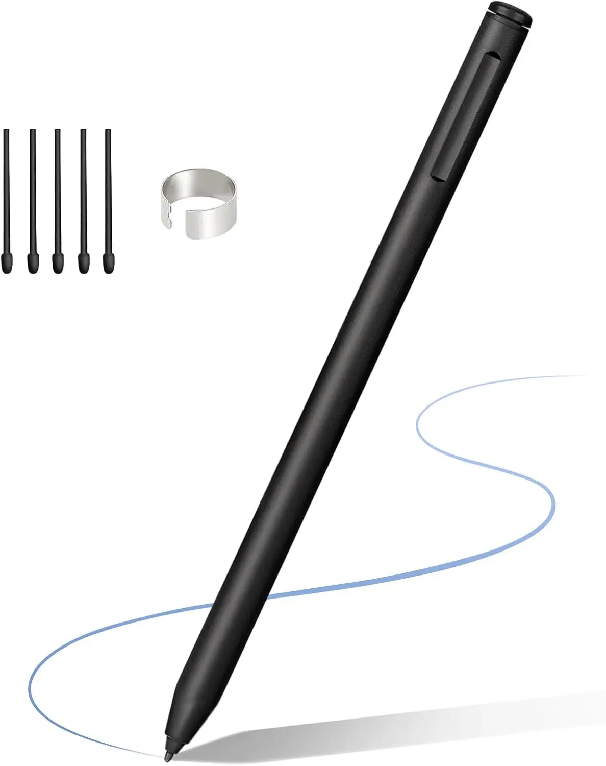 Magnetic Stylus Pen with Eraser for EMR Devices, 4096 Pressure Sensitivity, Palm Rejection, Tilt Support
Magnetic Stylus Pen with Eraser for EMR Devices, 4096 Pressure Sensitivity, Palm Rejection, Tilt Support