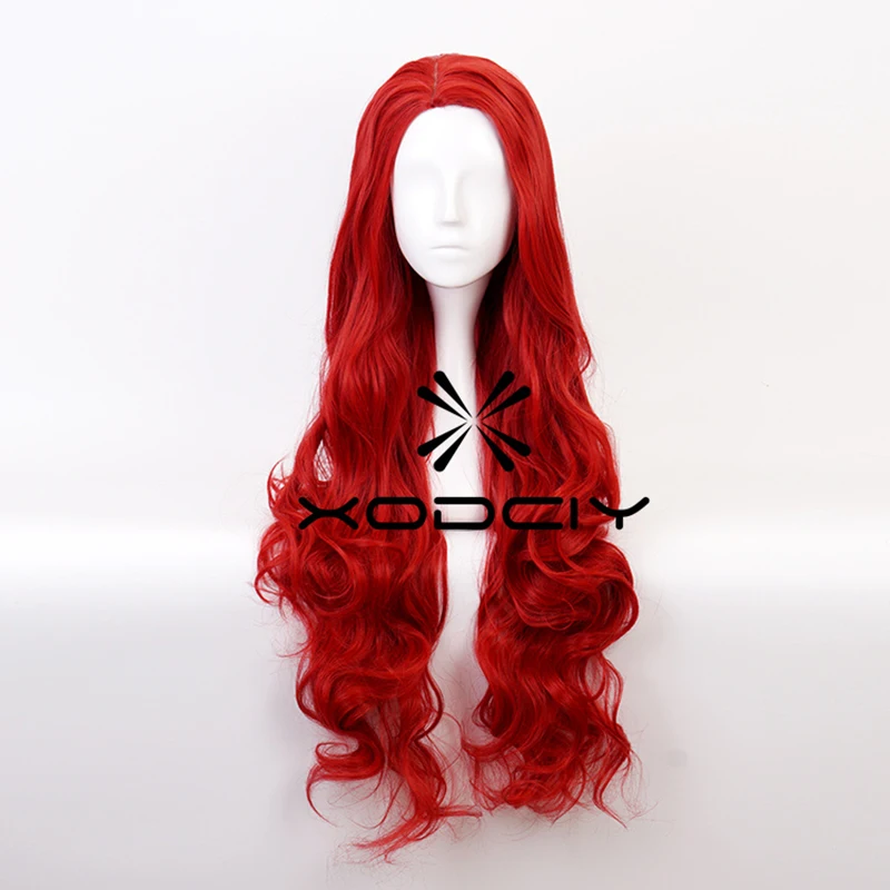 Women's Long Wave Red Hair Halloween Cosplay Wig Anime Costume Party Wig For Women Cosplay Mera Costume Play Role Hair
Women's Long Wave Red Hair Halloween Cosplay Wig Anime Costume Party Wig For Women Cosplay Mera Costume Play Role Hair