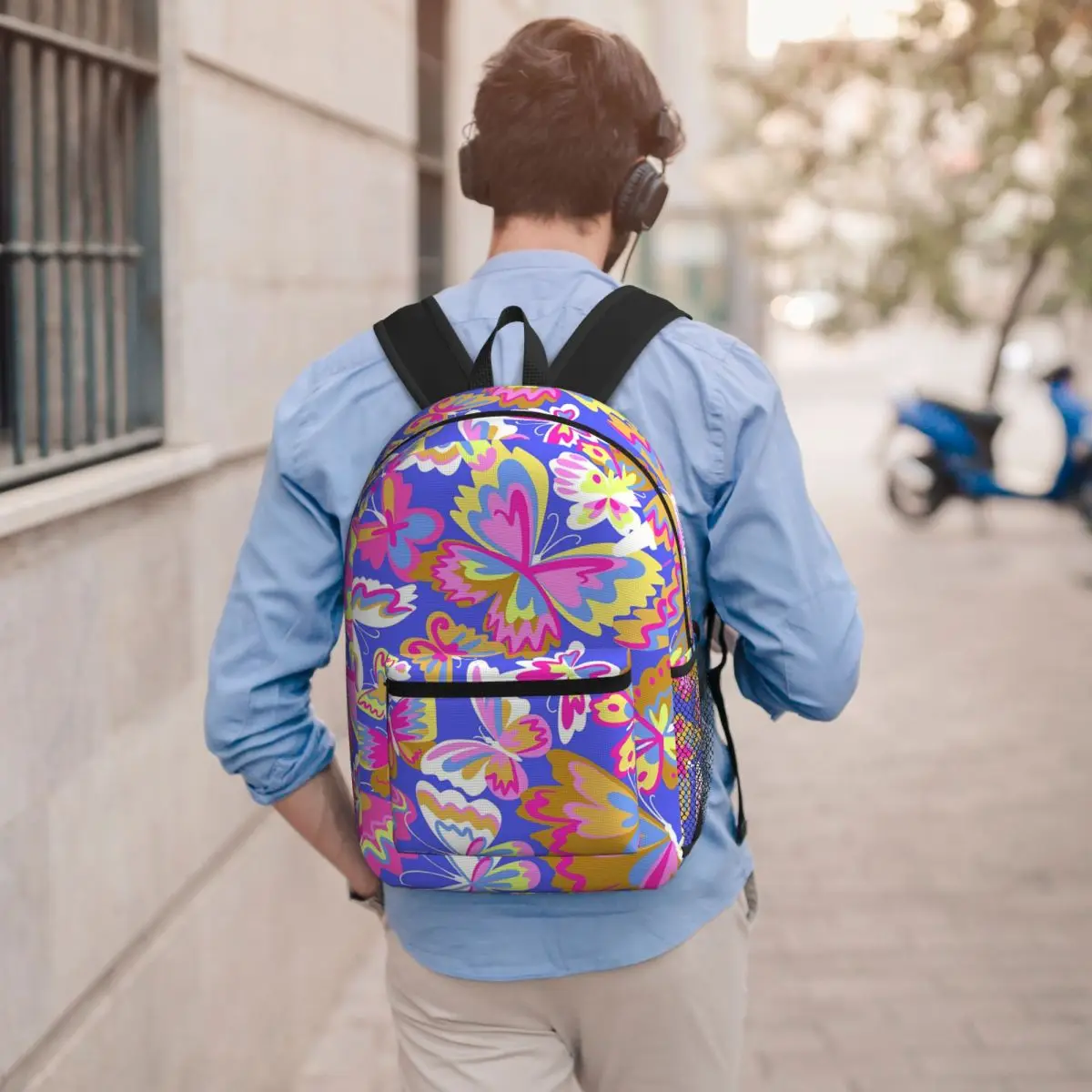 Colorful Butterfly Backpack Boys Girls BookBag Children School Bag Computer Shoulder Bags for Men Women
Colorful Butterfly Backpack Boys Girls BookBag Children School Bag Computer Shoulder Bags for Men Women