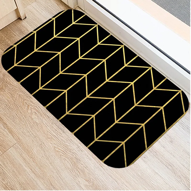 Black Gold Striped Welcome Door Mat Living Room Balcony Hallway Entrance Non-slip Rugs Bedroom Kitchen Laundry Room Floor Mats
Black Gold Striped Welcome Door Mat Living Room Balcony Hallway Entrance Non-slip Rugs Bedroom Kitchen Laundry Room Floor Mats
