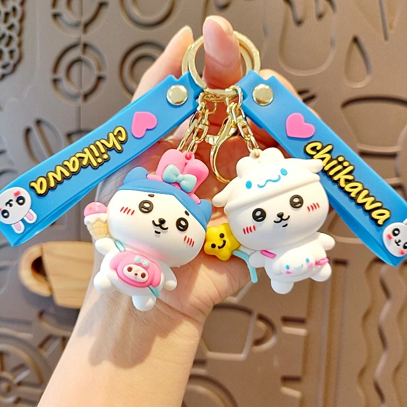 Anime Kawaii Chiikawa Cartoon Keychain Cute Student Schoolbag Pendant Car Keychain Backpack Accessory Girl Birthday Gifts
Anime Kawaii Chiikawa Cartoon Keychain Cute Student Schoolbag Pendant Car Keychain Backpack Accessory Girl Birthday Gifts