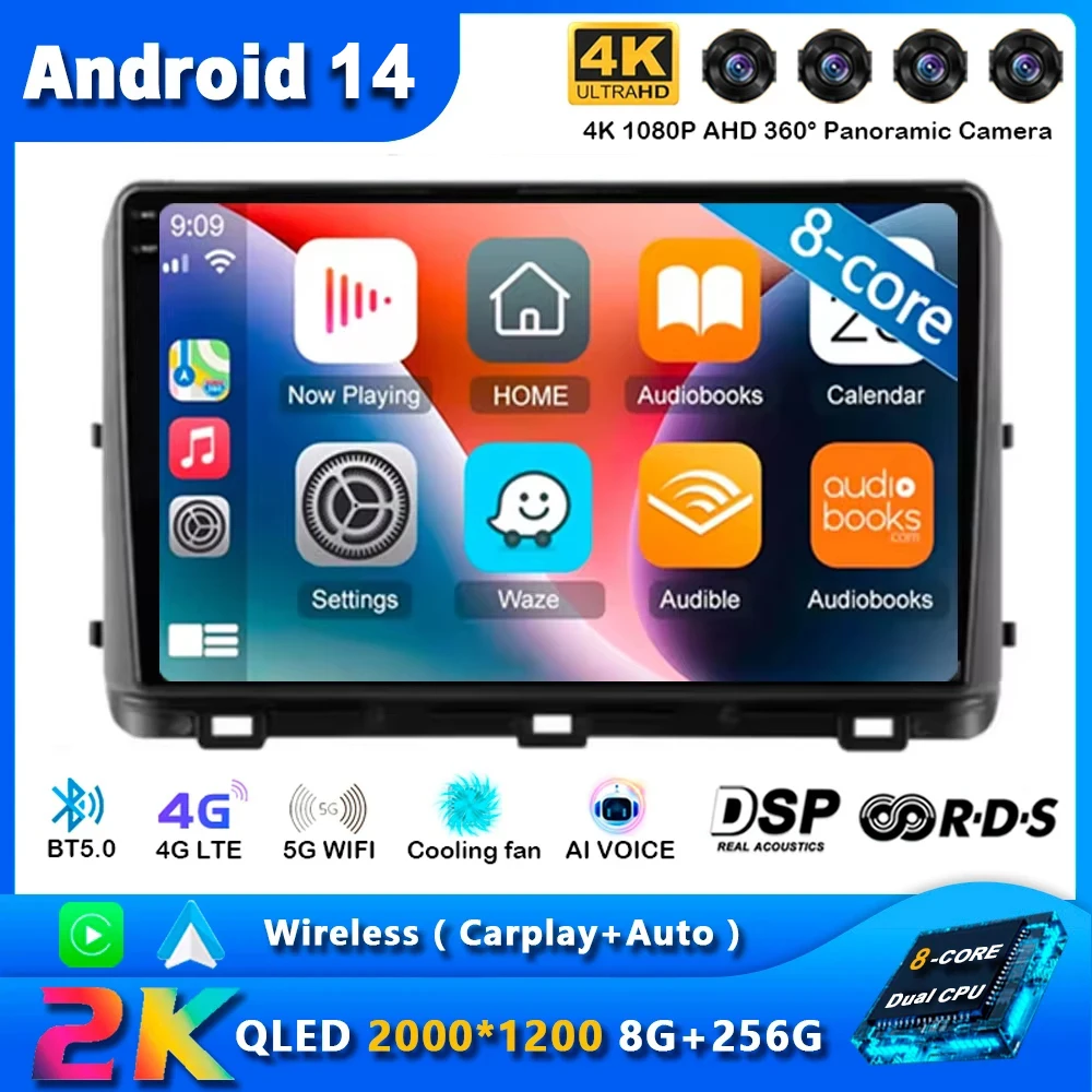 Android 14 Car Radio Carplay+Auto For Kia Ceed 3 CD 2018 2019 2020 2021 2022 Navigation GPS Multimedia Video Player Stereo WiFi
Android 14 Car Radio Carplay+Auto For Kia Ceed 3 CD 2018 2019 2020 2021 2022 Navigation GPS Multimedia Video Player Stereo WiFi