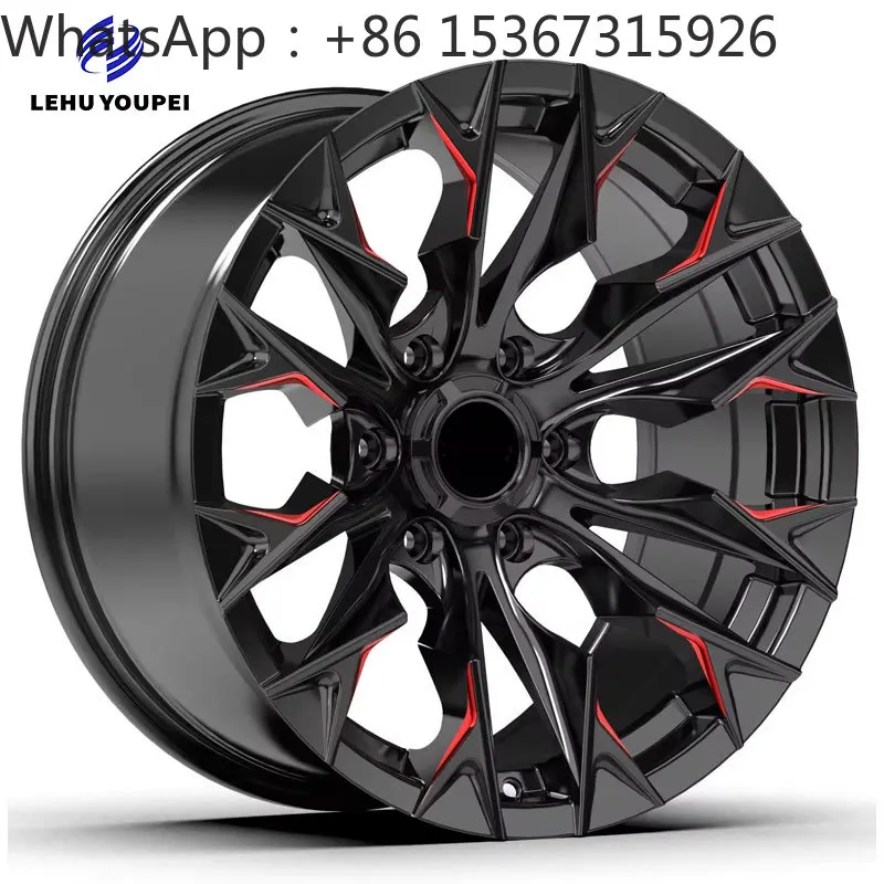 18-24 Inch Black Red ET Offset Alloy Wheel Rims Fit Off Road Vehicles And Pickup Trucks & Passenger Cars
18-24 Inch Black Red ET Offset Alloy Wheel Rims Fit Off Road Vehicles And Pickup Trucks & Passenger Cars