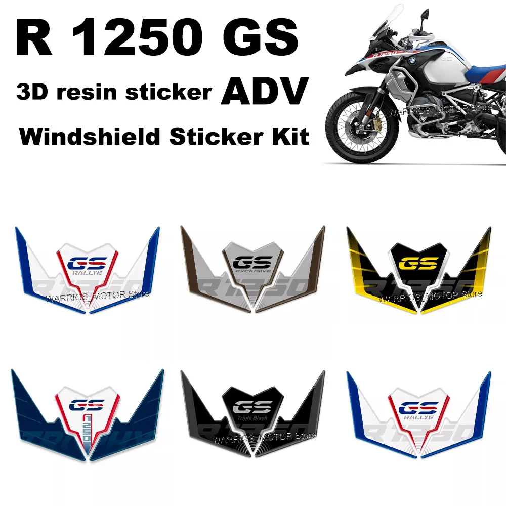 R1250GS Adv 3D Resin Sticker Motorcycle Windshield Sticker Kit Decals Protection For R 1250 GS Adventure 2018-2022
R1250GS Adv 3D Resin Sticker Motorcycle Windshield Sticker Kit Decals Protection For R 1250 GS Adventure 2018-2022